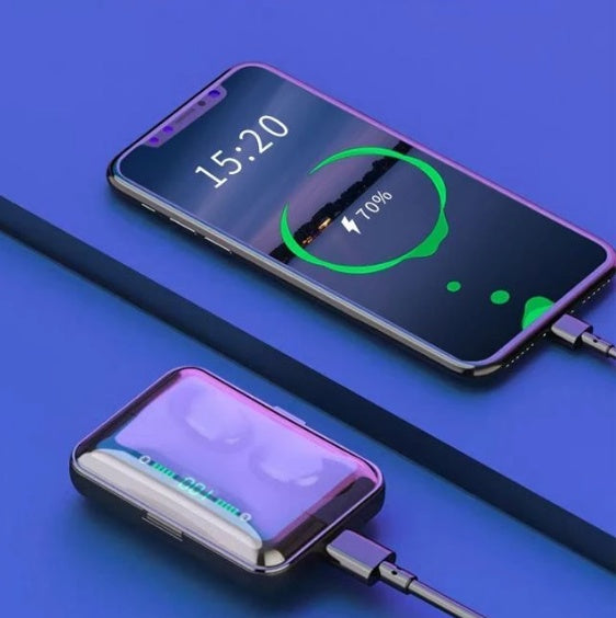 Multifunction 3-in-1 Bluetooth Headset with Power Bank & Phone Stand - Hopshopper