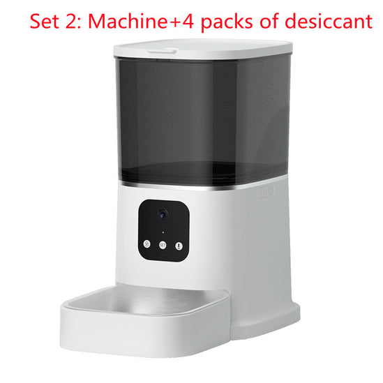Pet Automatic Feeder With Recorder and Wi-Fi Remote Control APP - Hopshopper